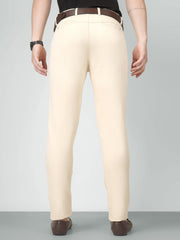 Men's Cream Color Trouser