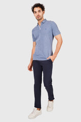 Fluidic Blue Color Lounge Trouser