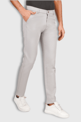 Fluidic Stone Color Premium Trouser