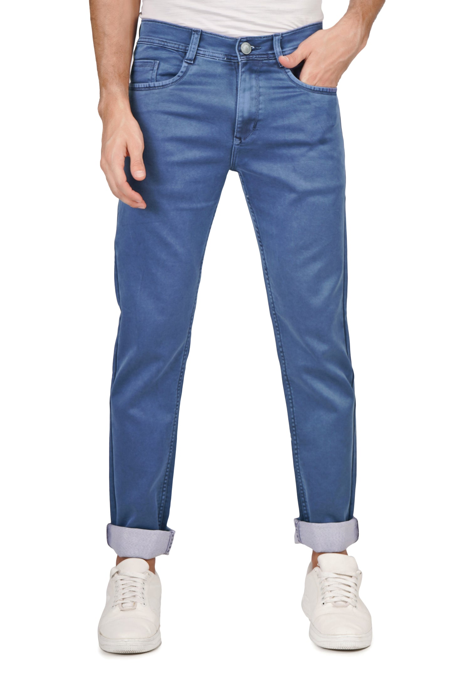 FLUIDIC - SAFFIRE 100% COTTON DENIM