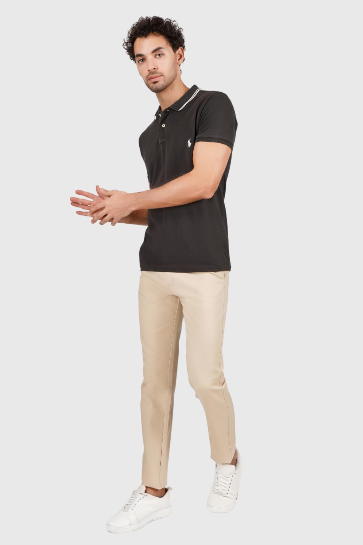 Fluidic Cream Color Lounge Trouser