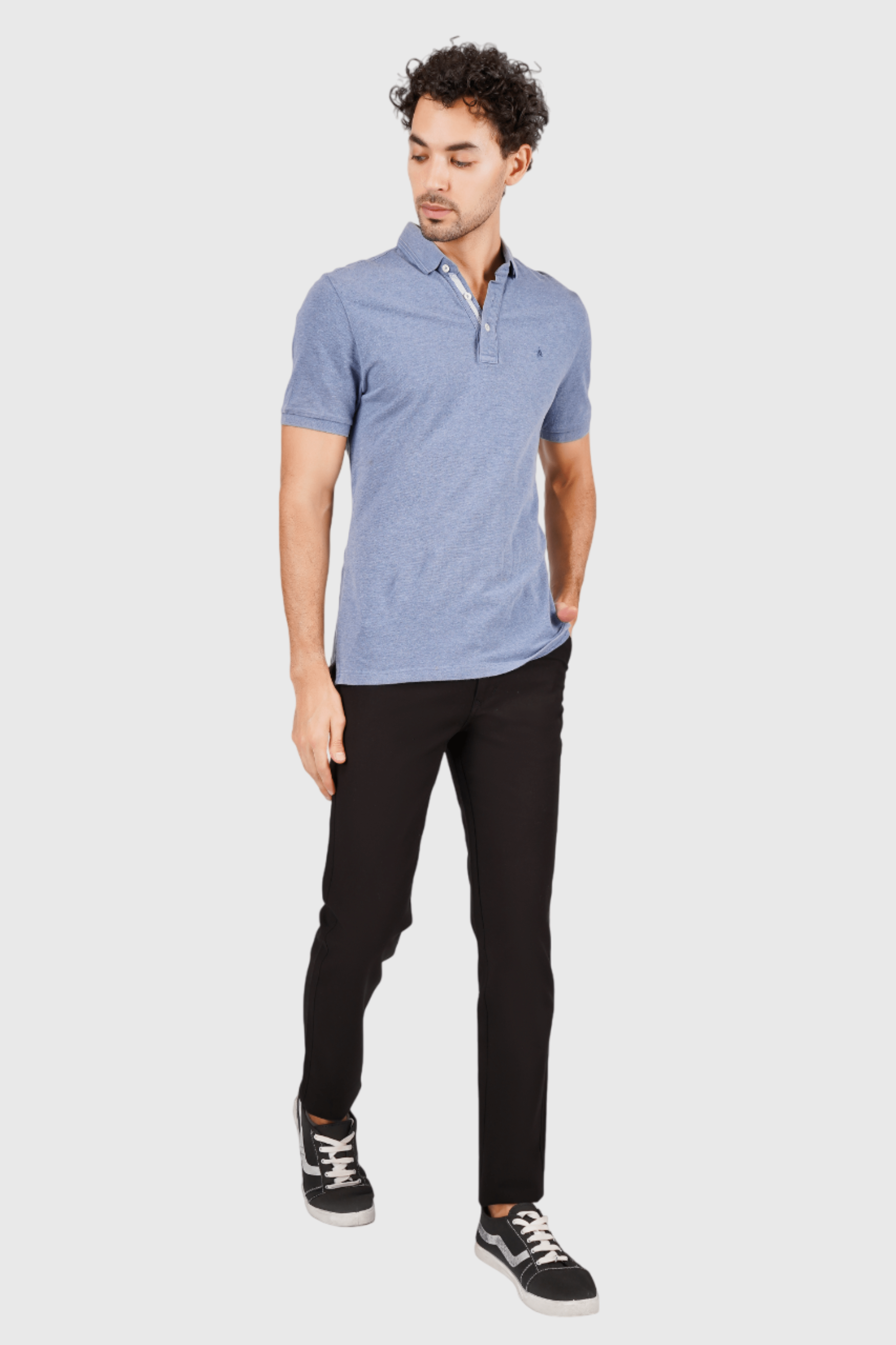 Fluidic Black Color Lounge Trouser