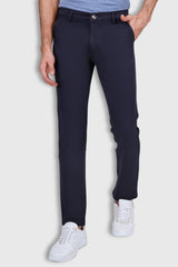Fluidic Blue Color Premium Trouser