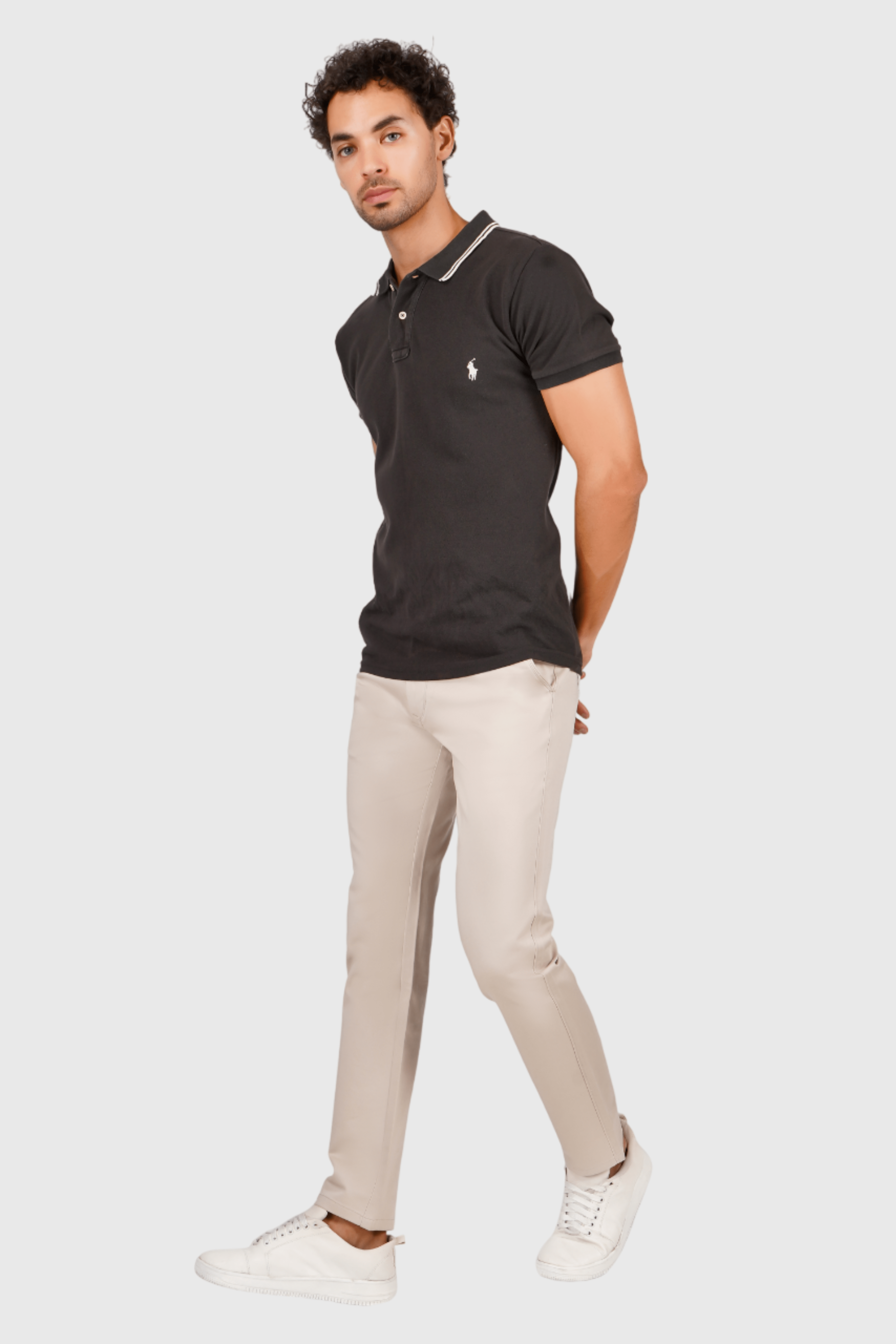 Fluidic Cream Color Premium Trouser