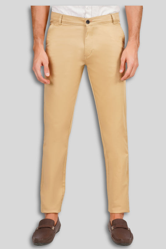 FOI Satin Cotton Trouser | Casual Trouser