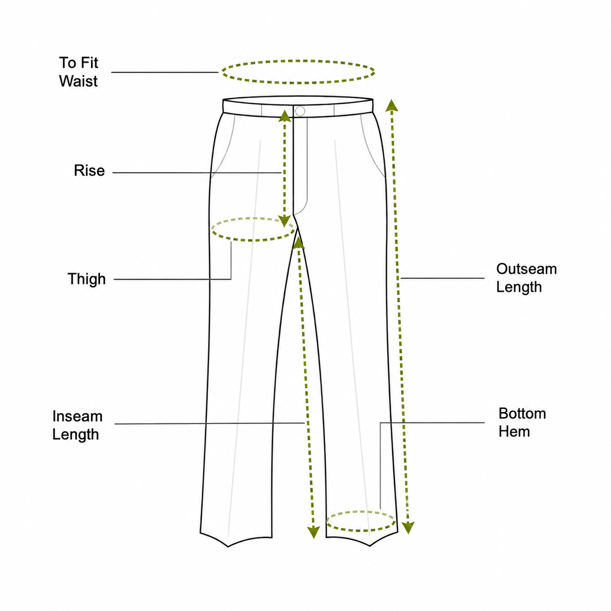 Cream Linen Pants for Men - Image 5