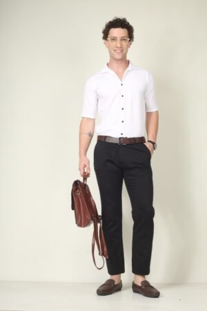 Cotton Trousers for Everyday Comfort - Black