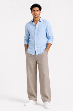 Camel Premium Linen Pant for Men